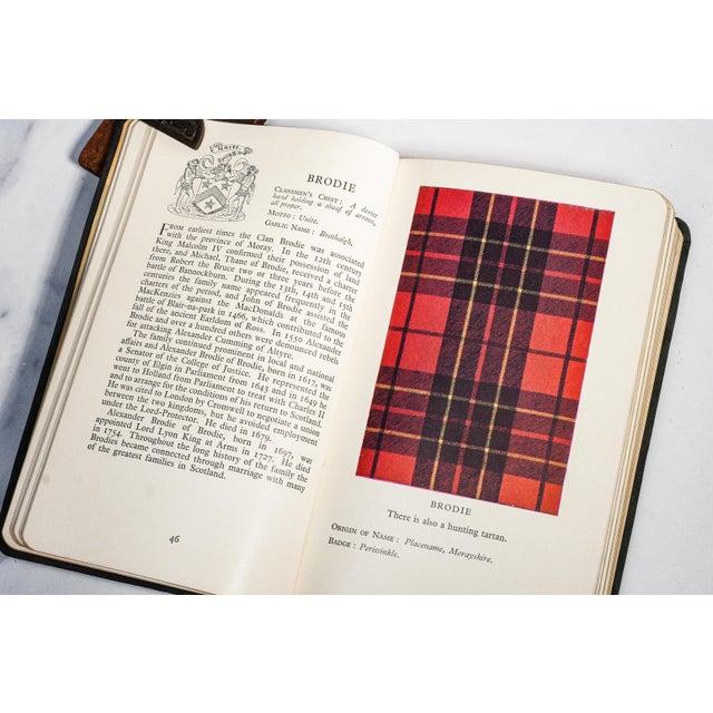 The Clans and Tartans of Scotland by Robert Bain Vintage Book 1956 Edition Highland Heritage Reference For Sale - Image 9 of 16