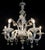 Venetian Murano Glass 6-Arm Chandelier For Sale - Image 8 of 9