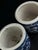 Ceramic Vietnamese Late Nguyen Dynasty Hue Blue and White Porcelain Brush Pots with Fish, 19th Century, Set of 2 For Sale - Image 7 of 8
