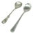 Art Deco Tea Spoons, 1950s, Set of 2 For Sale