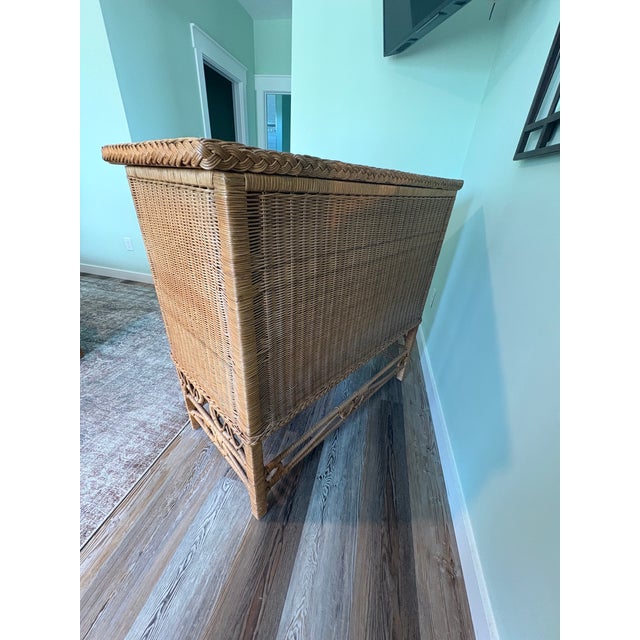 Vintage Ralph Lauren "Safari" Collection Wicker Bedroom Set, Bed and Two Dressers For Sale - Image 17 of 17
