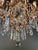 1940s Oval Italian Baroque Revival Crystal Chandelier Rococo Style Dining Room Ceiling For Sale - Image 5 of 17