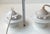 Metal Minimalist Planet Orbit White Ceiling Pendant Lamps by Jens Møller Jensen for Louis Poulsen, 1990s, Set of 2 For Sale - Image 7 of 8