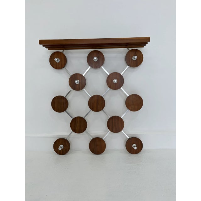 Vintage Scandinavianteak and Metal Coat Rack, 1960s For Sale - Image 12 of 12