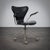 An iconic model 3217 office chair designed by arne jacobsen for fritz hansen during the 1950s. This early first edition...