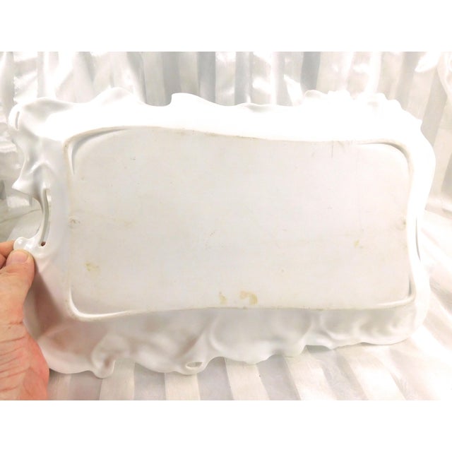 1920s Chocolate Pot Set With Sugar Bowl, Creamer and Matching Tray - Six Piece For Sale - Image 16 of 16