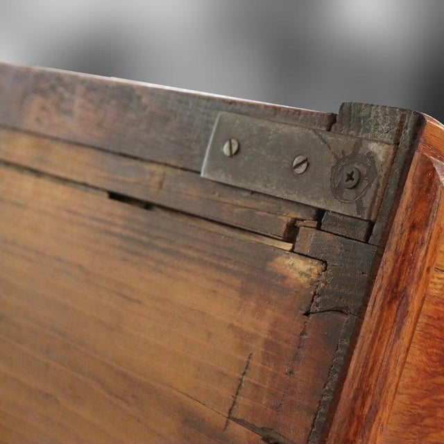 Oversized Antique Oak Roll Front Bookcase Circa 1920 For Sale - Image 13 of 15