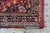 Late 20th Century Vintage Hand-Knotted Oriental Wool Scatter Rug Mat Red Indigo Vase 2x3' For Sale - Image 5 of 10