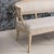 19th C. Swedish Gustavian Painted Barrel Back Sofa Bench With Splayed Legs For Sale - Image 16 of 18