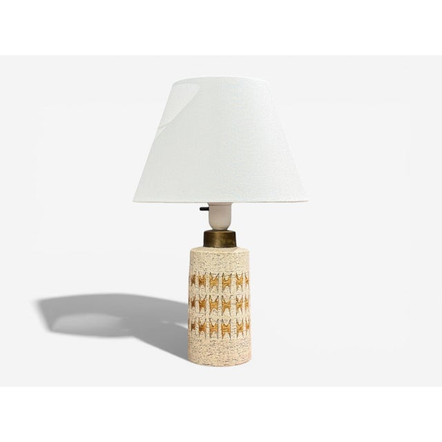 Bitossi, Table Lamp, Chamotte Clay, Gold Leaf, Italy, 1960s For Sale - Image 4 of 9