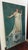 Fantastic original large-scale mid-century portrait painting of the ancient Greek poet Sappho, shown standing atop a stone...