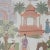 Chinoiserie 22" Bara Bazaar Garden Pillow Cover For Sale - Image 3 of 5
