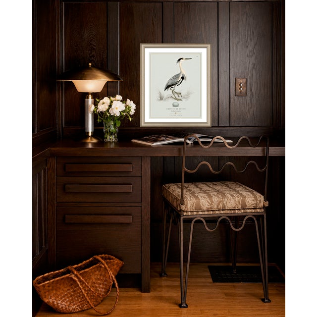 William Lewin 1789 Waterbirds Fine Art Gallery Board Print - The Blue Heron For Sale In San Antonio - Image 6 of 9