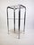 Metal Vintage Chrome Shelving Unit with Glass Shelves, 1970s For Sale - Image 7 of 9