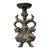 Vintage Archaic Bronze Human-Form Oil Lamp – Figural Beast Base For Sale