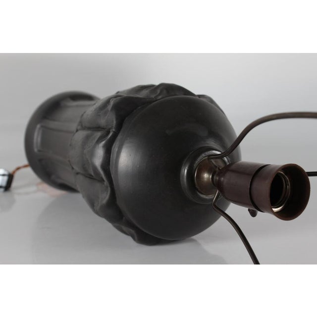 Danish Art Nouveau Table Lamp by L. Hjorth, 1890s For Sale - Image 5 of 17