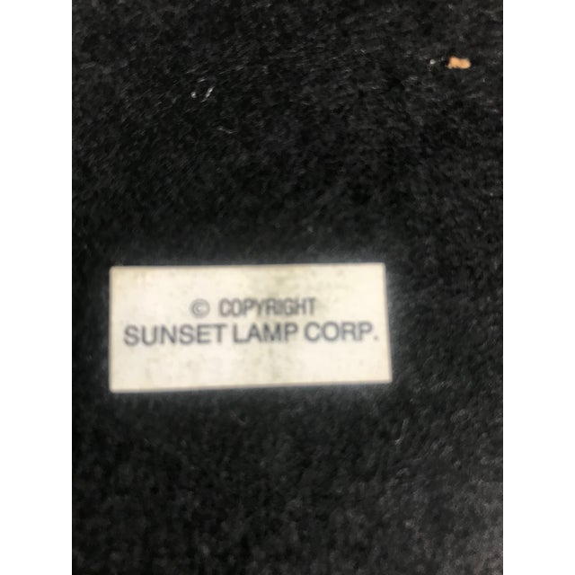 Terra Cota Banana Leaf Table Lamps - a Pair For Sale - Image 11 of 12