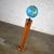 Wood Mid-Century Modern World Globe Repogle World Horizon Series Lighted on Custom Pine Stand For Sale - Image 7 of 13
