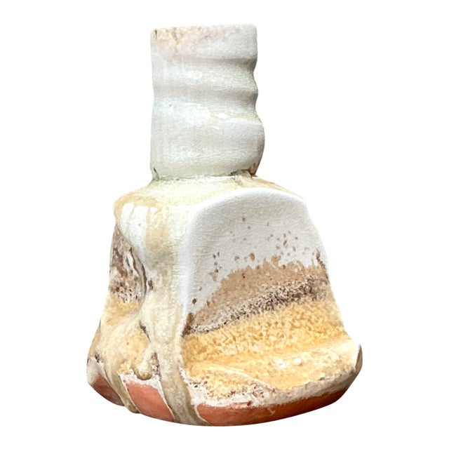 Vintage Abstract Ceramic Vase For Sale