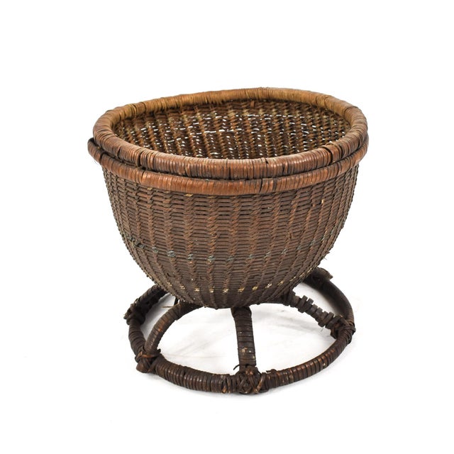 The Kuba are known for their exquisite raffia textiles, but basketry is another area where they excel. Many baskets...