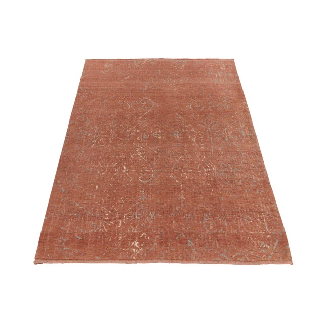 Modern Rug & Kilim’s Abstract Rug in Pink, Muted All Over Pattern For Sale - Image 3 of 7