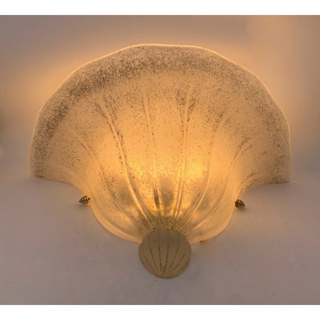 Large Murano Glass Sconce from Seguso, 1970s For Sale - Image 3 of 6