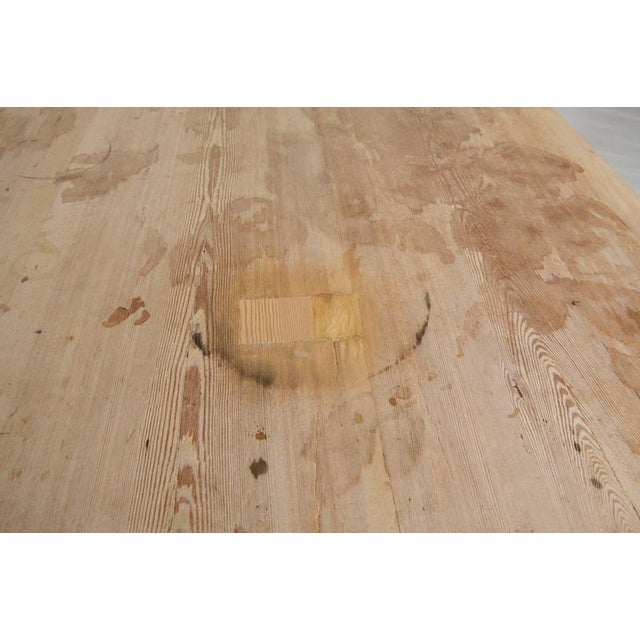 Wood Large Baroque Farm Table, Northern Sweden, 1750 For Sale - Image 7 of 11