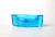 Mid-Century Modern Vintage Sklo Union Blue Glass Ashtray – Czech For Sale - Image 3 of 8