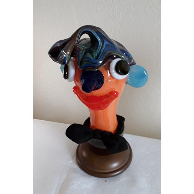 Vintage Sculptural Table Lamp in Colored Glass from Joska Crystal, 1980s For Sale - Image 4 of 9