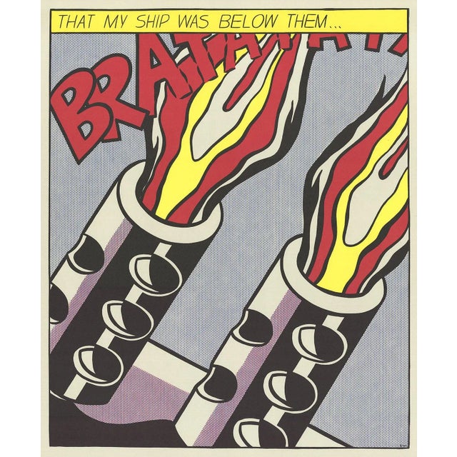 Artist: Roy Lichtenstein Title: That My Ship Was Below Them (Panel 3) Year: 1997 Signed: No Medium: Offset Lithograph...