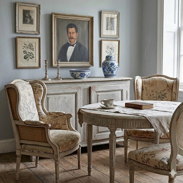 French Vintage Oil Portrait Painting of a Gentleman For Sale - Image 10 of 10