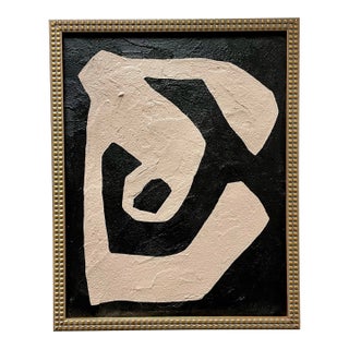 2025 "Svolta" Abstract Minimalist Painting on Canvas by r.k. Red For Sale