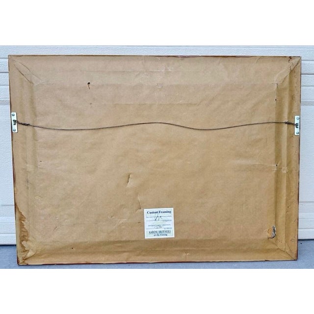 1980s Mykola Bodnar – Autumn Forest Landscape Original Oil Painting, Framed For Sale - Image 12 of 12