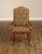Pair of Ethan Allen Legacy Collection Upholstered Armchairs with Cabriole Legs For Sale - Image 15 of 15