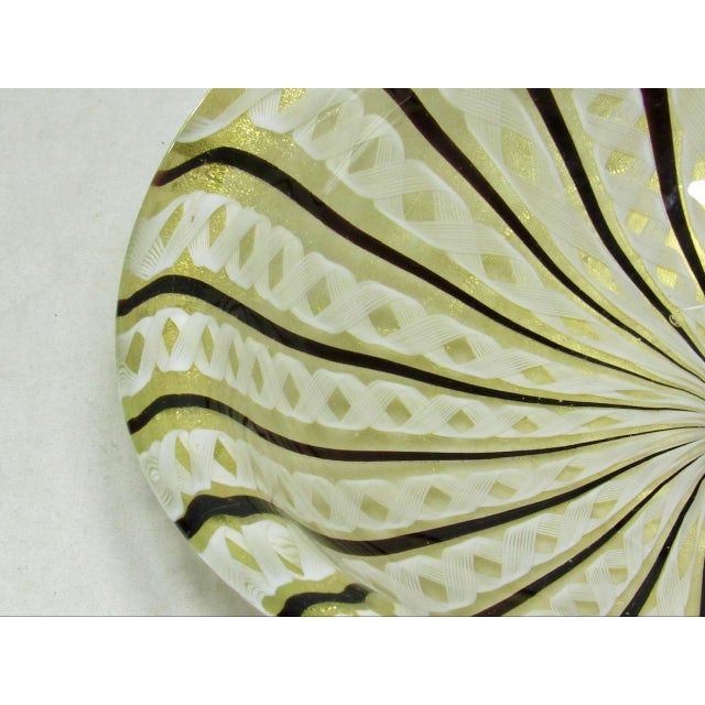 Murano Italian Murano Art Glass Dish For Sale - Image 4 of 10