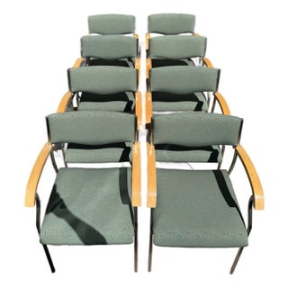 Set of 8 Geiger Breck Armchairs - Herman Miller / Modern Office Chairs For Sale
