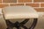 Traditional Viennese 1900s Black Stools with X-Form Bases and Custom Upholstery, a Pair For Sale - Image 3 of 12