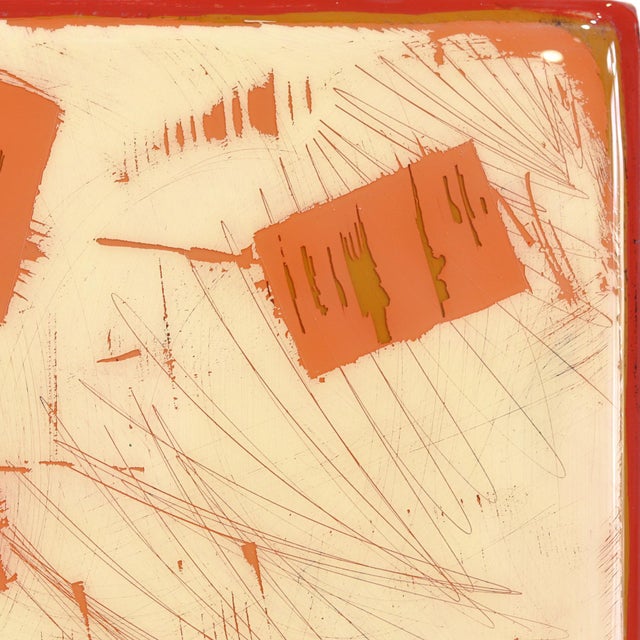 The Window 376 - Original Minimalist Mixed Media Acrylic and Resin Painting on Wood Panel by Ricky Hunt For Sale In Los Angeles - Image 6 of 9