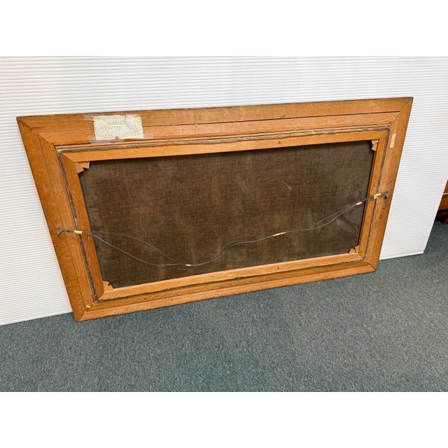 Franz Joseph Feuer Original Landscape Oil Painting, Framed For Sale - Image 12 of 12