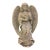 Vintage Cast Stone Angel Figurine, Mid-20th Century For Sale