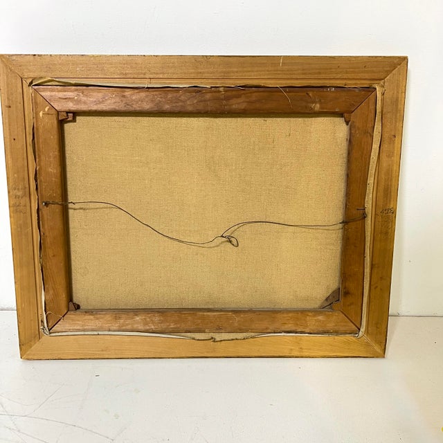 Brown . 1930s Impressionistic New England Landscape Painting by Robert Emmett Owen For Sale - Image 8 of 8