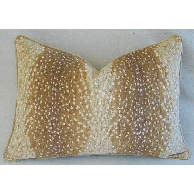 Large Custom Fawn Speckled Spot Velvet Pillow Chairish