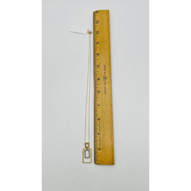 Mid 20th Century Champagne Round Diamond Necklace in 14k Yellow Gold For Sale In Los Angeles - Image 6 of 7