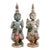 Antique Wood Teppanom / Guardian Thai Angels, Statues or Figures - A Pair 18" For Sale