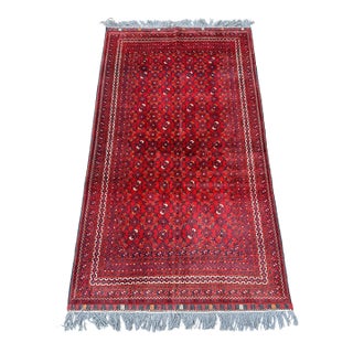 High Quality Afghan Beshir Kunduz All-Over Lattice Rug - 6'2" X 3'8" For Sale