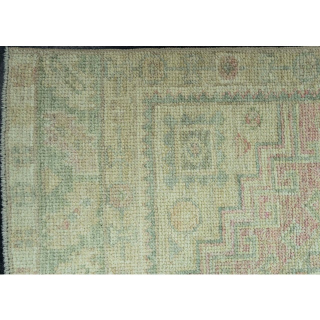 Turkish Oushak Rug 2'11" x 4'10" #19468 For Sale - Image 4 of 8