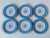 Paris Porcelain Dessert Plates, 19th Century, Set of 6 For Sale - Image 10 of 18
