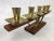 1950s Mid-Century German Teak and Brass Candleholder, 1950s For Sale - Image 5 of 9