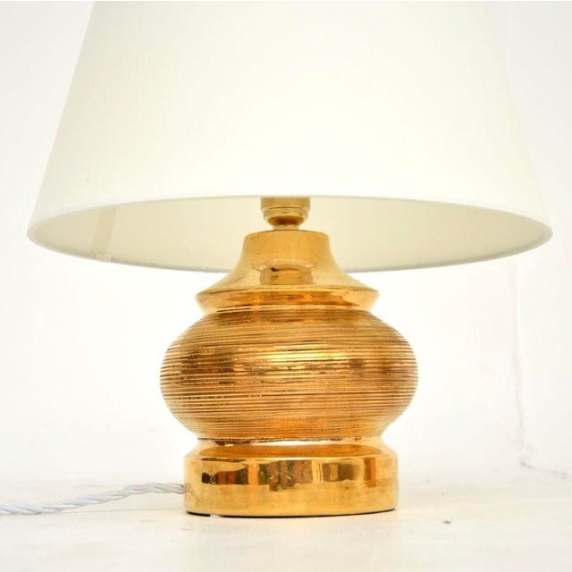 1970s Vintage Italian Ceramic Table Lamps from Bitossi, 1970, Set of 2 For Sale - Image 5 of 9