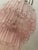 Large Pink Colorful Murano Chandeliers with Tubular Prisms Tronchi, Set of 2 For Sale - Image 12 of 16